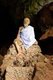 Thailand: Hermit figure inside the cave temple Wat Tham Suwankhuha, Phang Nga Province